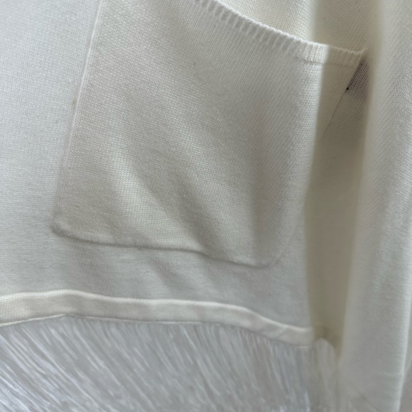 Filomena Fernandez Fringed Sweater/Jacket, Size S/M - Picture 9 of 12